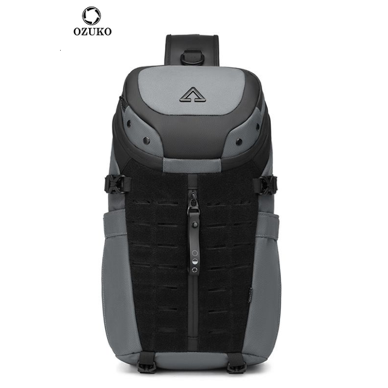Phone Accessories For Travel - Ozuko Chest Bag Cross Bag Men