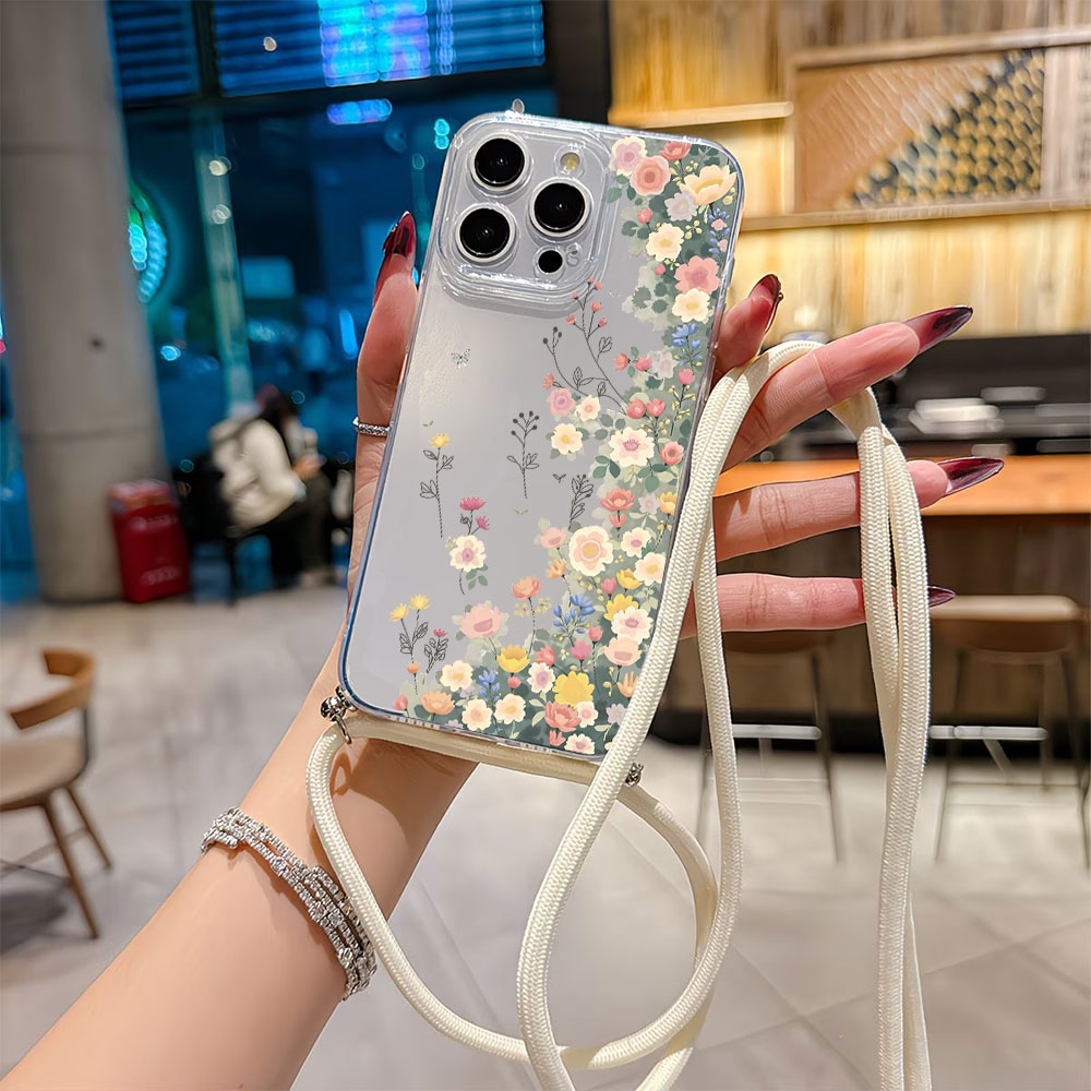 Phone Accessories Quotes - Crossbody Lanyard Strap Phone Case For