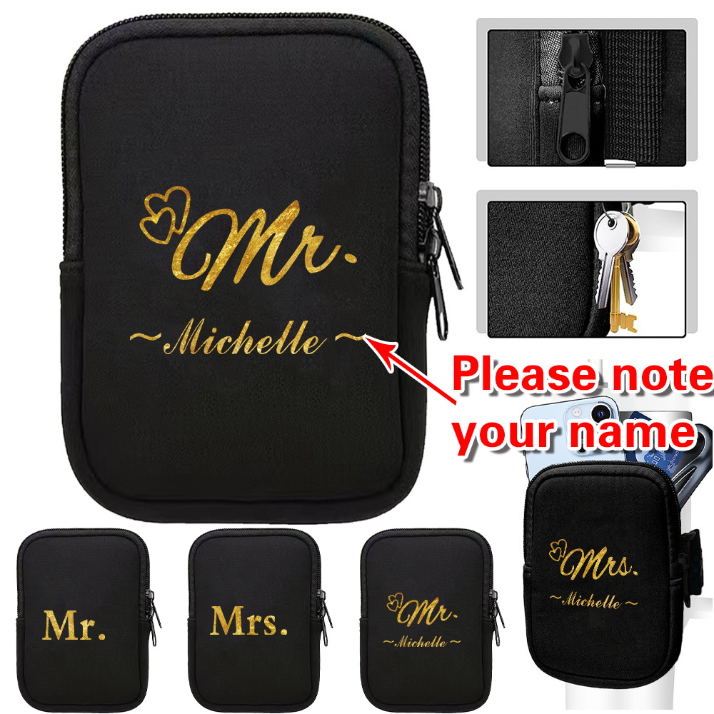 Phone Accessories Names - Customized Name Portable Water Bottle Bag