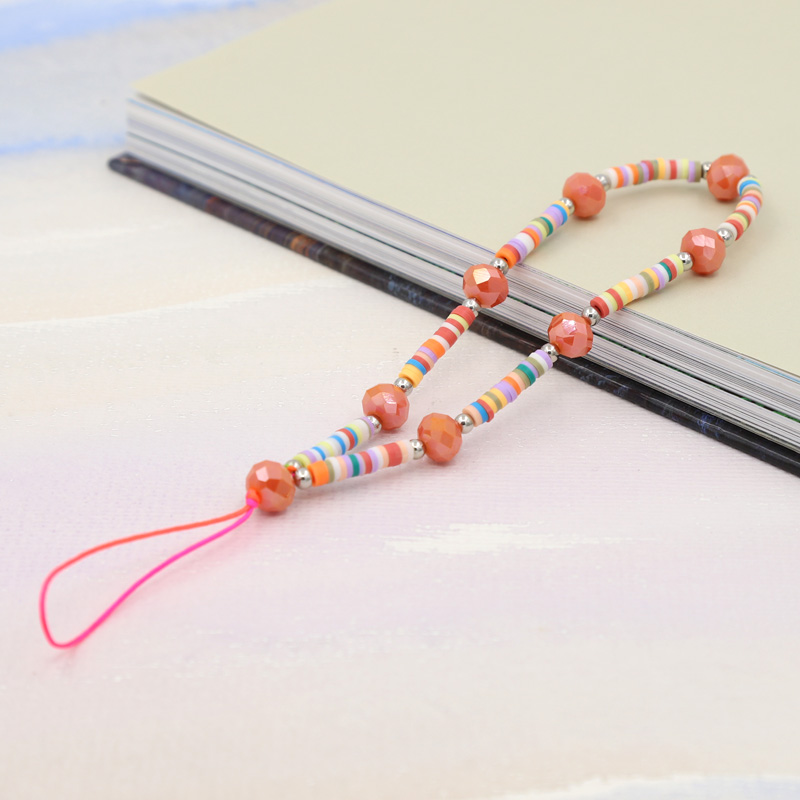 Phone Accessories Hanging - VONNOR Boho Colorful Clay Mobile Phone
