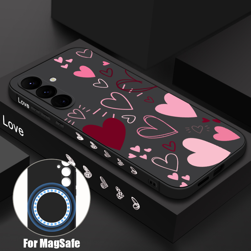 Phone Accessories Red - Soft TPU Magnetic Phone Case For