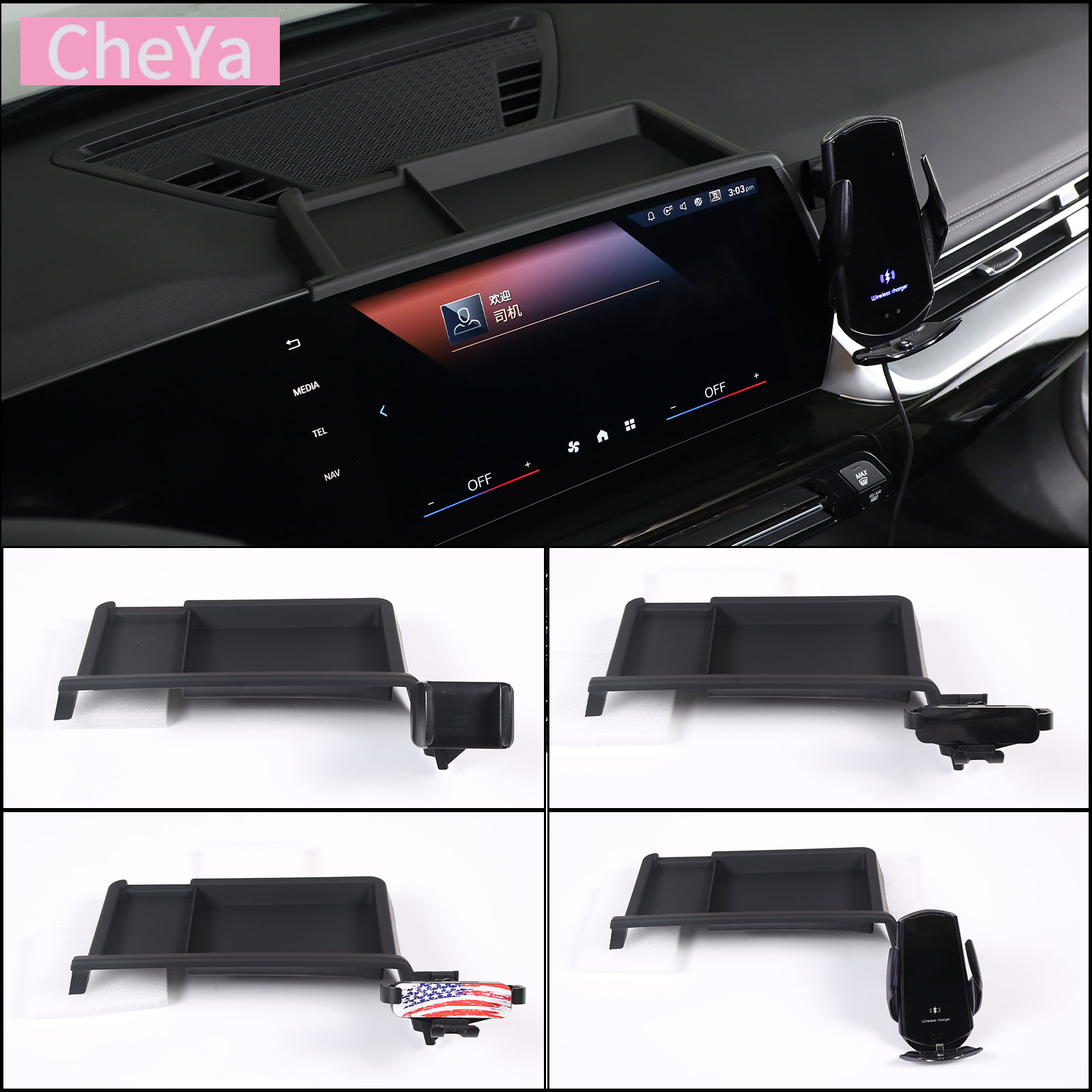 X1 Phone Accessories - Car Center Screen Mobile Phone Holder