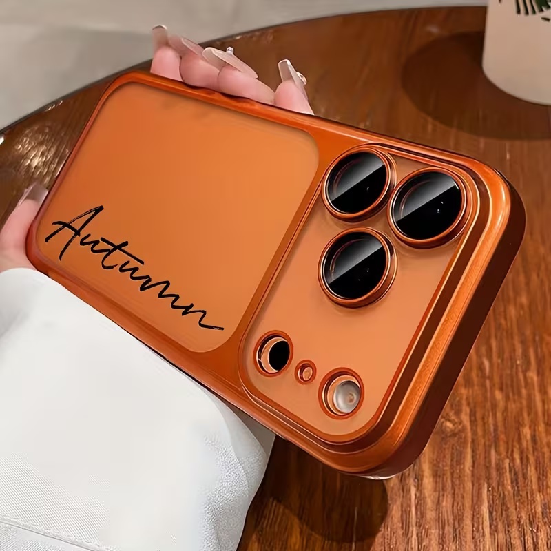 Phone Accessories Names - Personalized Customized Signature Name Transparent Frosted