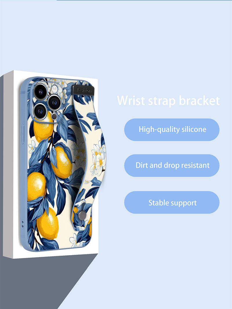 Phone Accessories Quotes - Fruit Lemon Colorful Star Flower Art