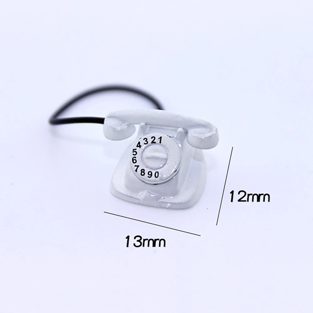 1/12 Dollhouse Miniature Metal - Phone Accessories Doll recension och pris