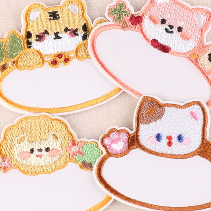 10 Pcs Name Badges Embroidery  - Phone Accessories Names recension och pris