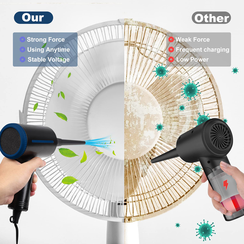 500W Cordless Electric Air Dus - Screen Cleaner Spray recension och pris