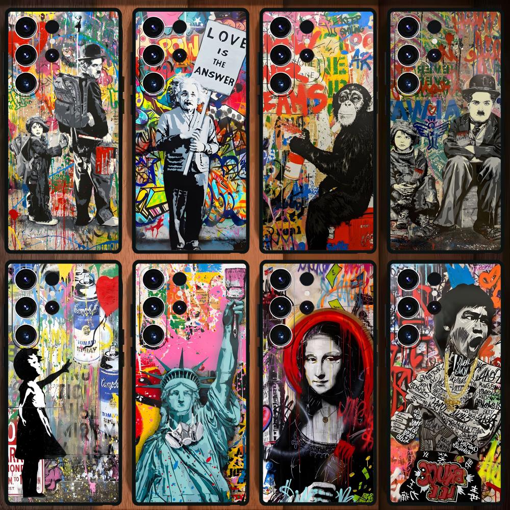 Banksy Graffiti Art  Phone Cas - Phone Accessories Samsung recension och pris