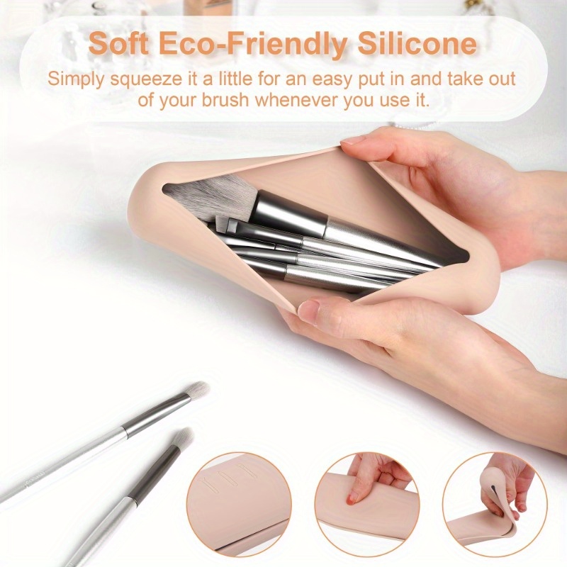 Travel Makeup Brush Holder,Sil - Phone Accessories For Travel recension och pris