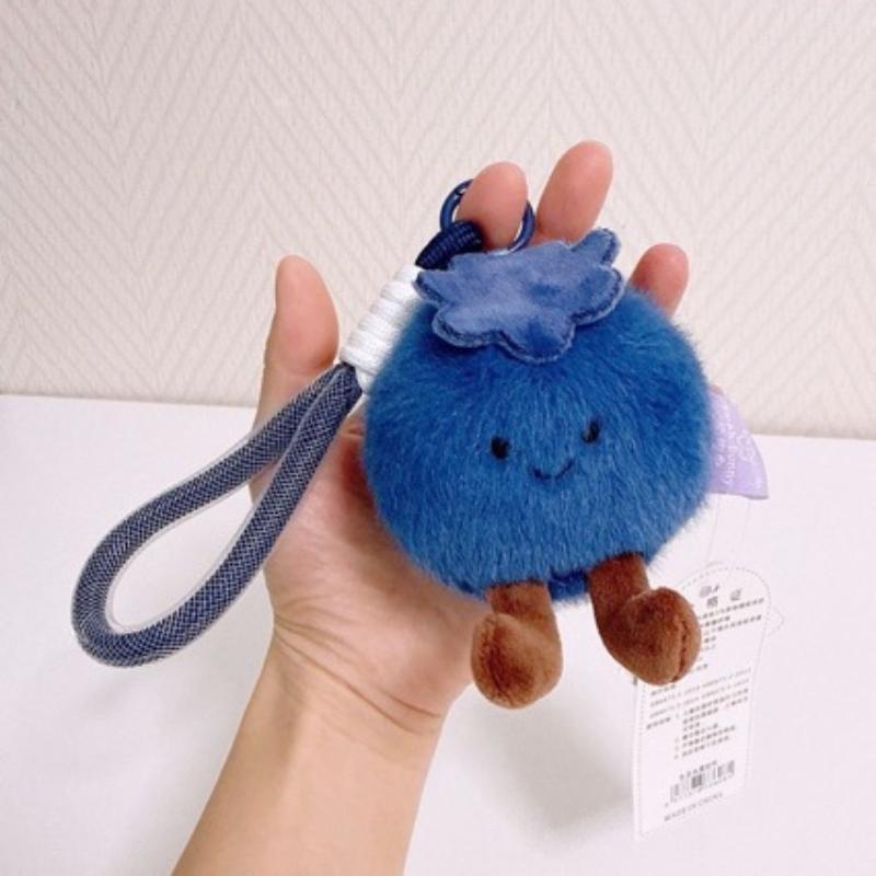 2pcs Fluffy Blueberry Plush Ke - Phone Accessories Doll recension och pris