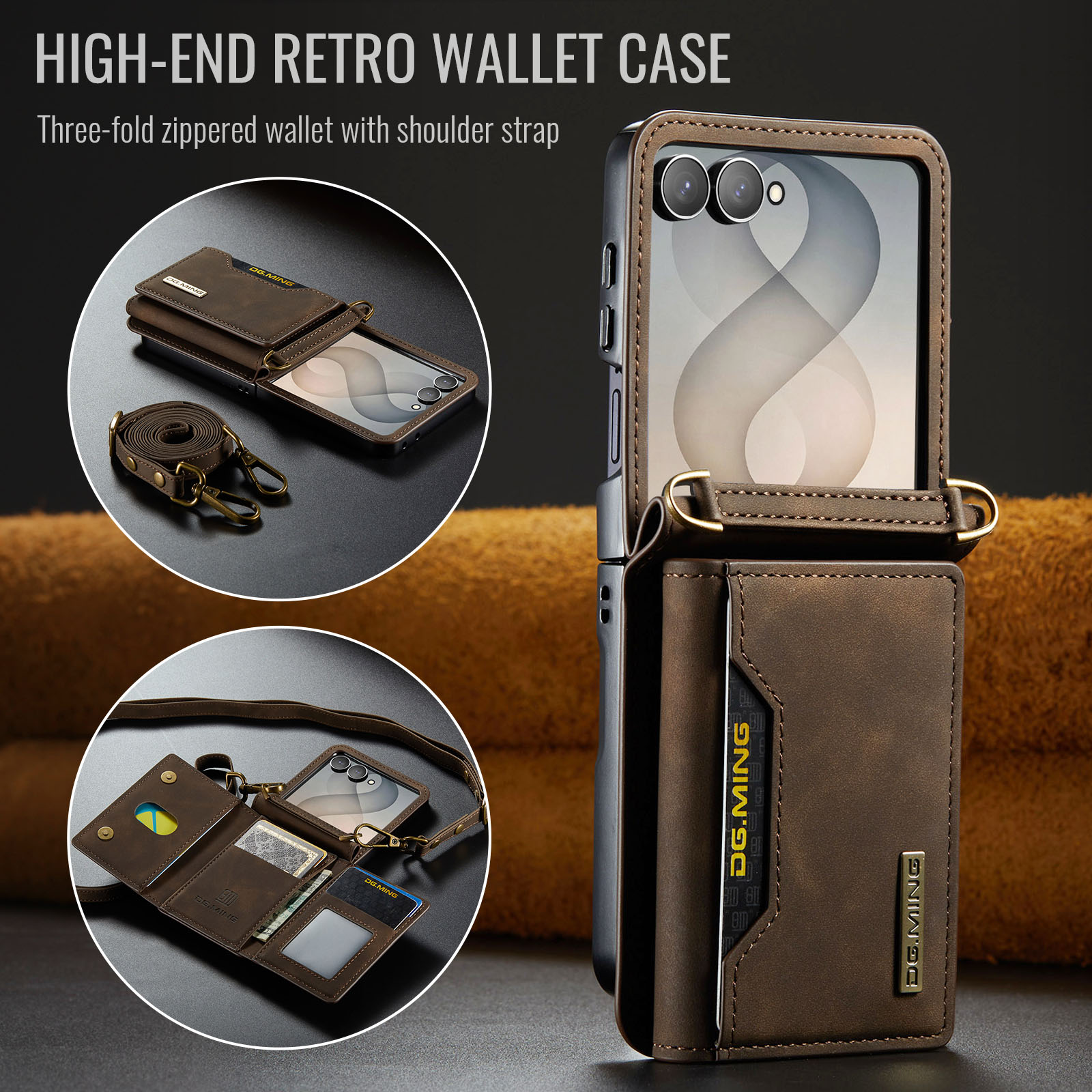 Crossbody Wallet Leather Phone - Phone Accessories Hippers recension och pris