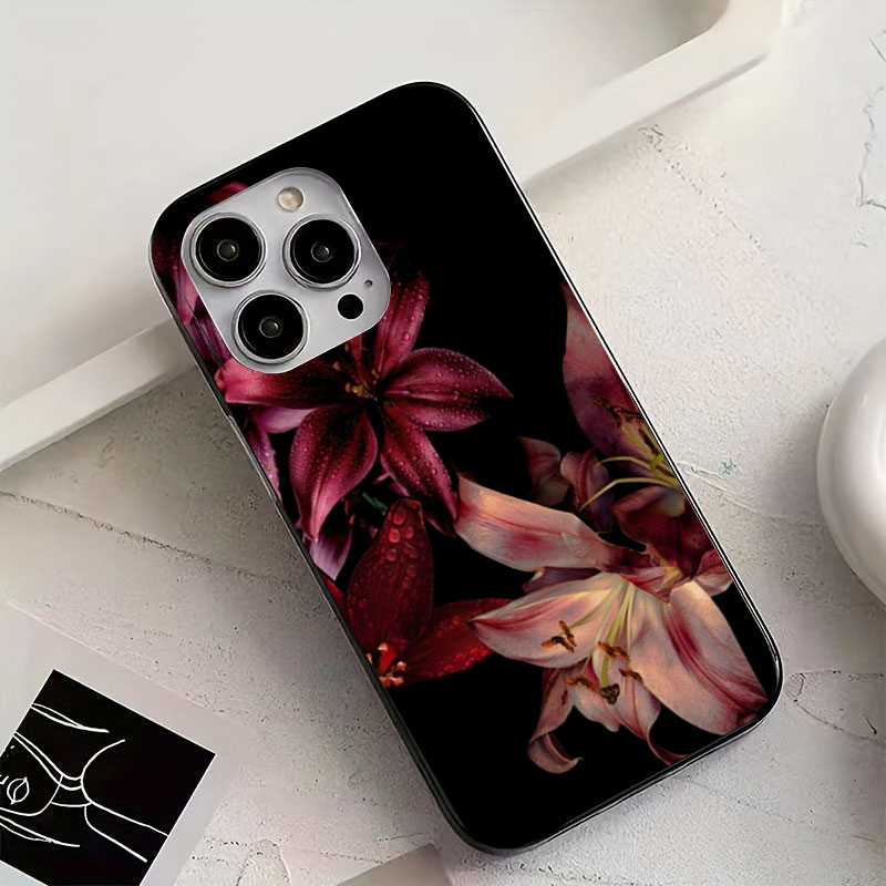 Elegant Red Lily Flower Phone  - Phone Accessories Red recension och pris