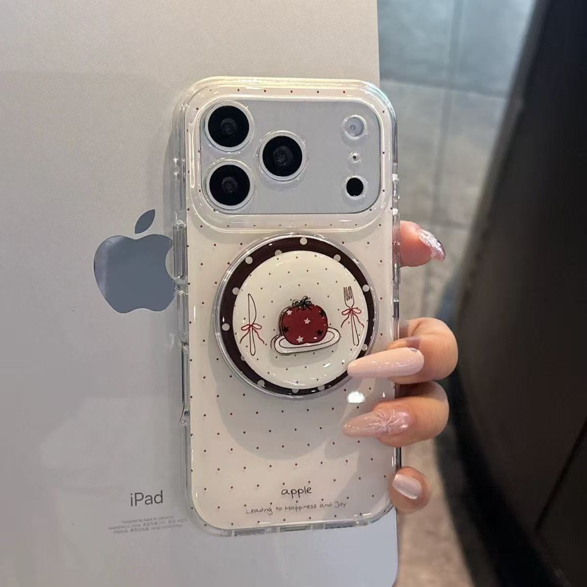 Vintage Red Apple Phone Magnet - Phone Accessories Red recension och pris