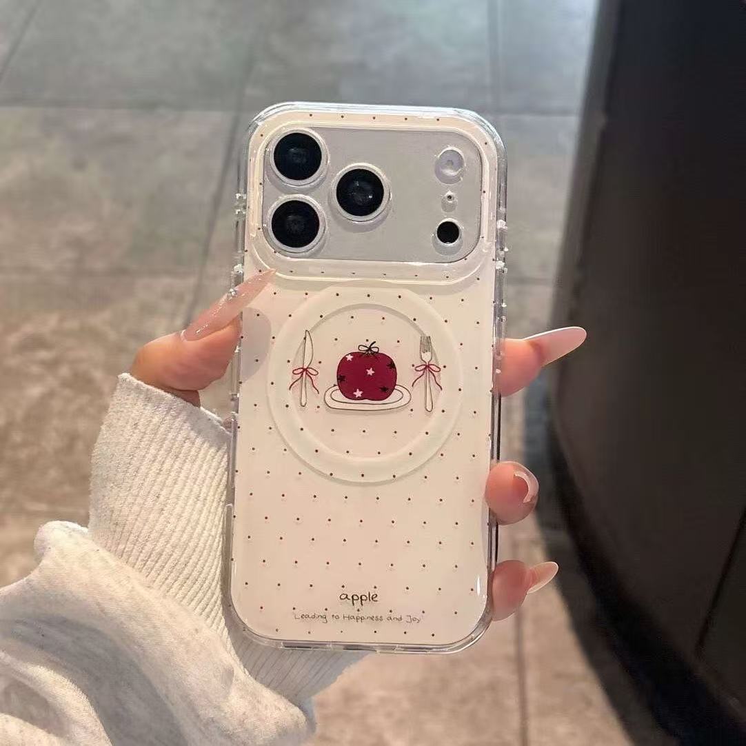Vintage Red Apple Phone Magnet - Phone Accessories Red recension och pris