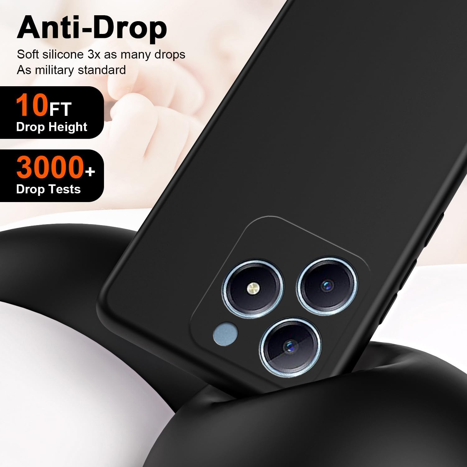 Flexible Liquid Silicone Case  - Realme Note 50 recension och pris