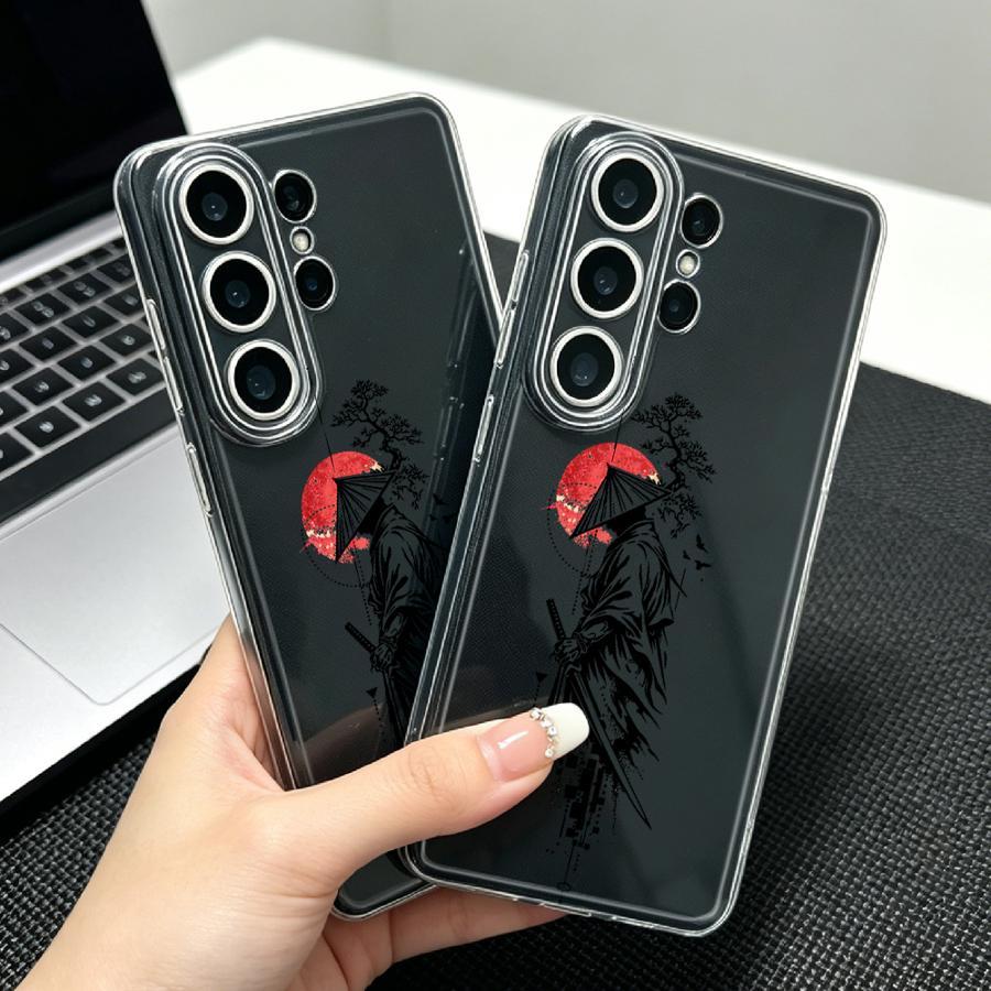 Samurai With Red Sun Print Cas - Phone Accessories Red recension och pris