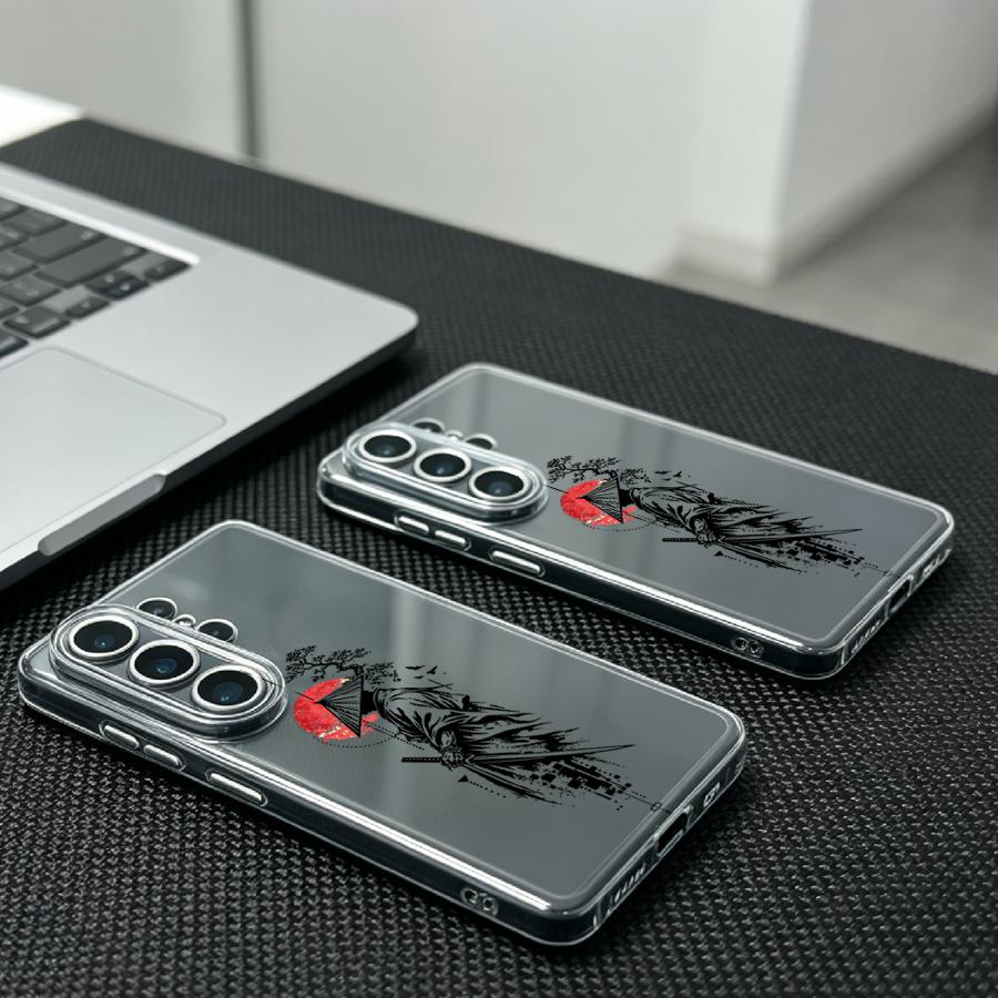Samurai With Red Sun Print Cas - Phone Accessories Red recension och pris