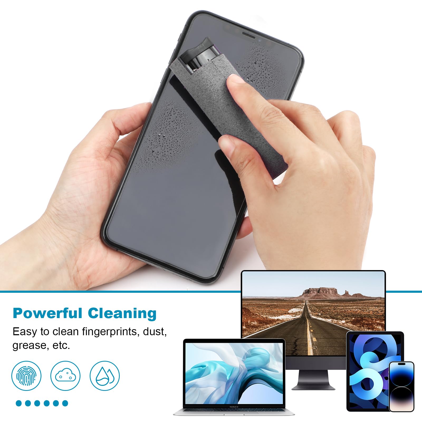 2-in-1 Mobile Phone Screen Spr - Screen Cleaner Spray recension och pris