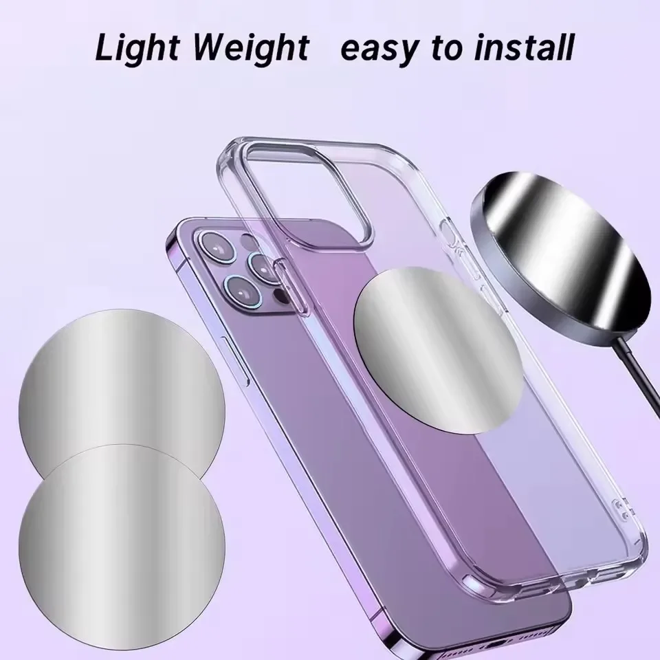 1-5PCS 8CM Magnetic Metal Plat - Phone Accessories Quotes recension och pris