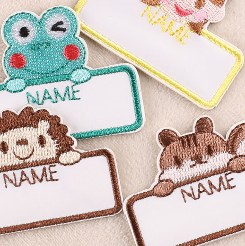 10 Pcs Name Badges Embroidery  - Phone Accessories Names recension och pris