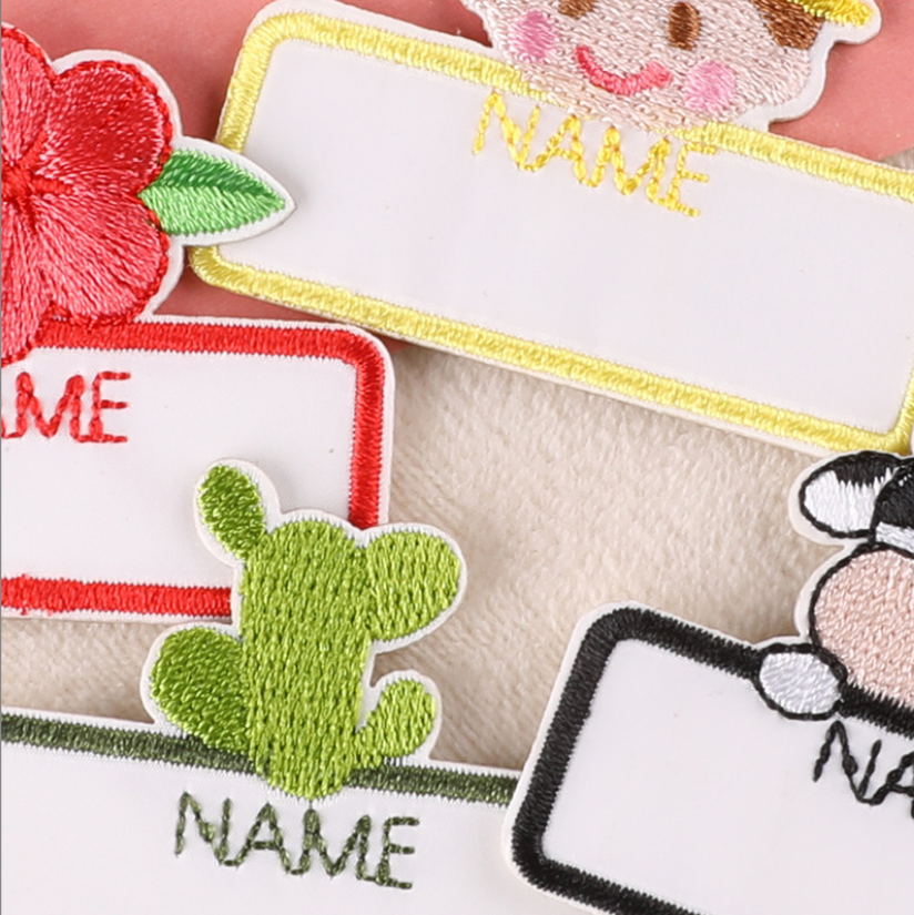 10 Pcs Name Badges Embroidery  - Phone Accessories Names recension och pris