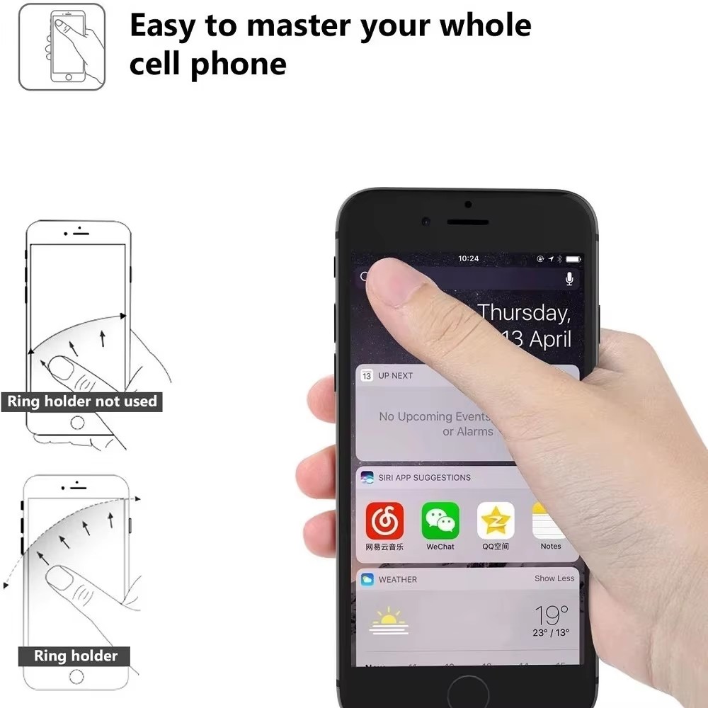 Finger Ring Mobile Phone Holde - Phone Accessories Quotes recension och pris
