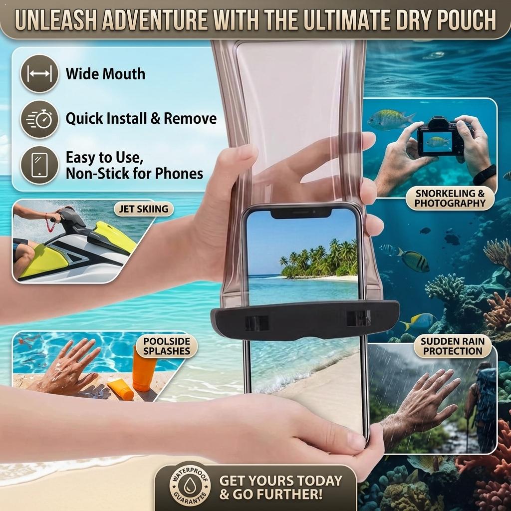 Clear Waterproof Phone Case Dr - Phone Accessories For Travel recension och pris