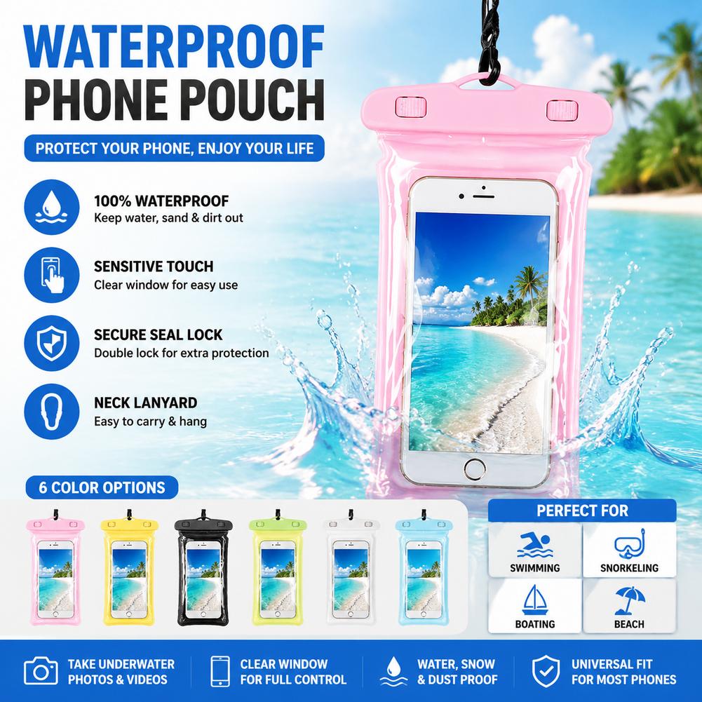 Clear Waterproof Phone Case Dr - Phone Accessories For Travel recension och pris