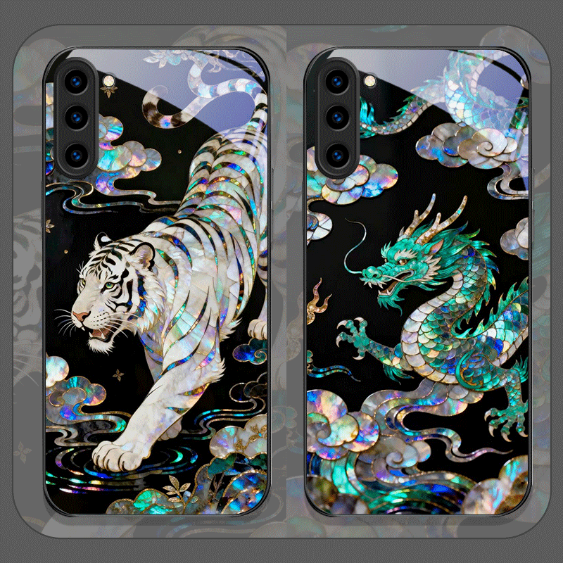 Stylish Tiger Dragon Marble Te - Phone Accessories Samsung recension och pris