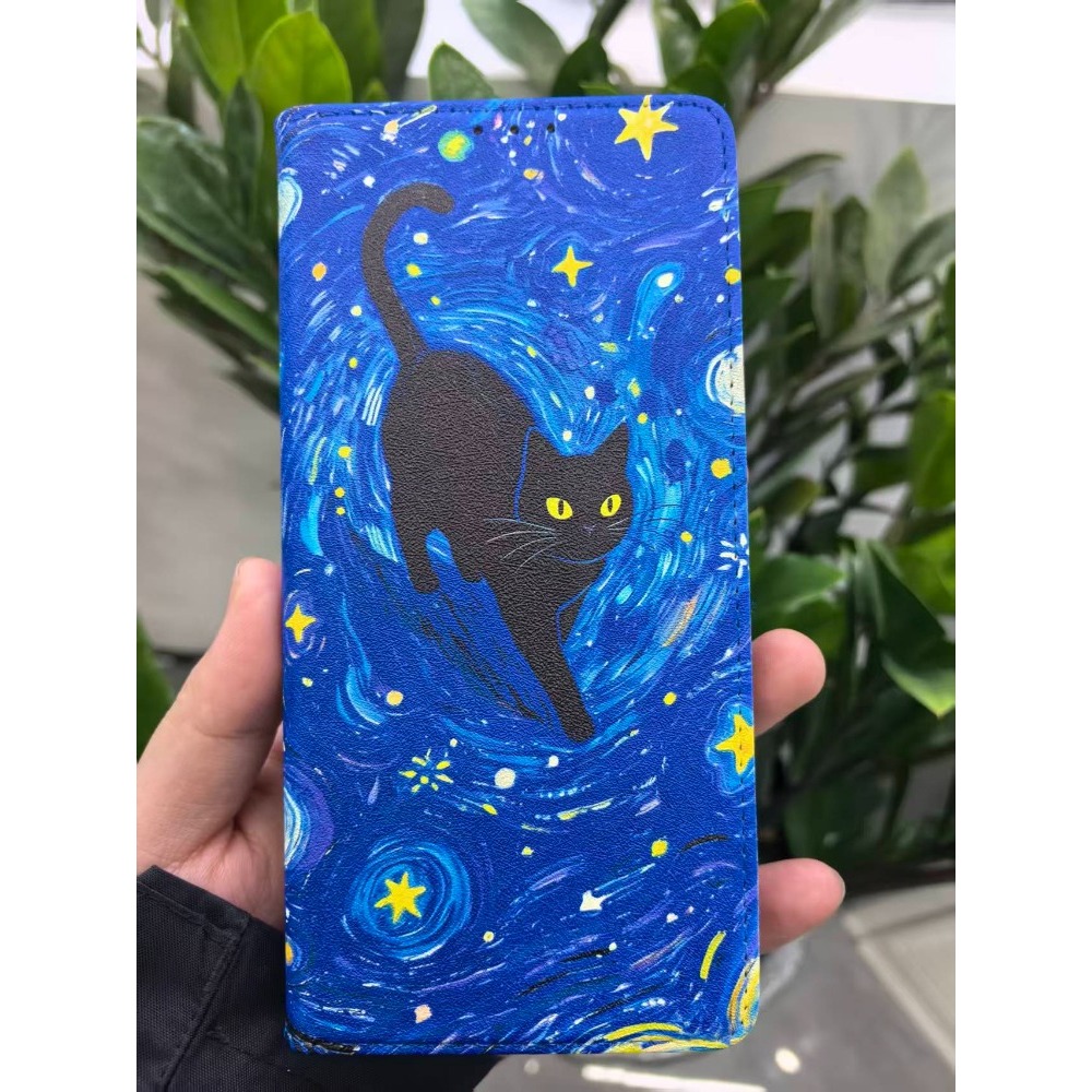 Painted Magnetic Flip Leather  - Phone Accessories Samsung recension och pris