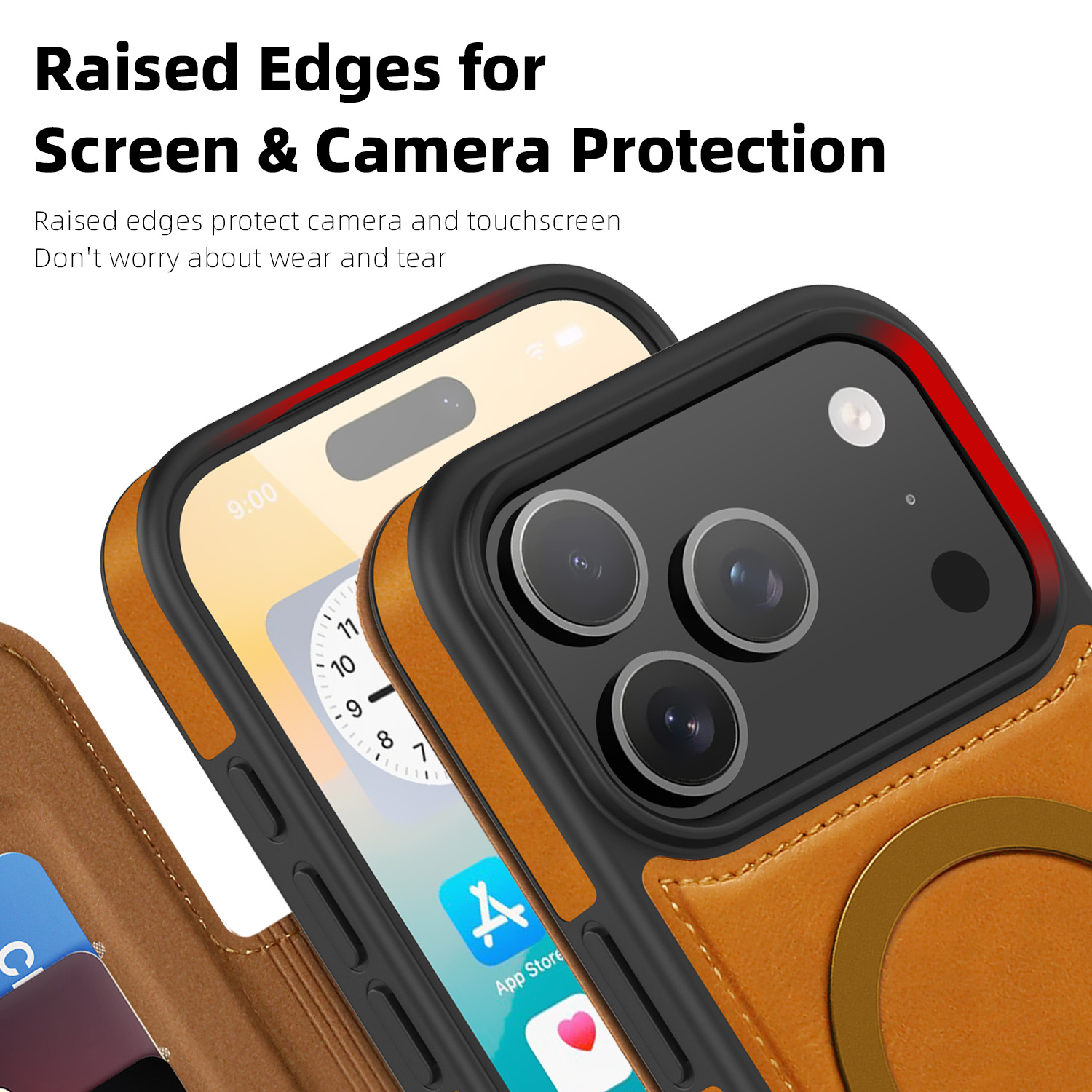 Luxury Magnetic Flip Leather W - Phone Accessories Hippers recension och pris