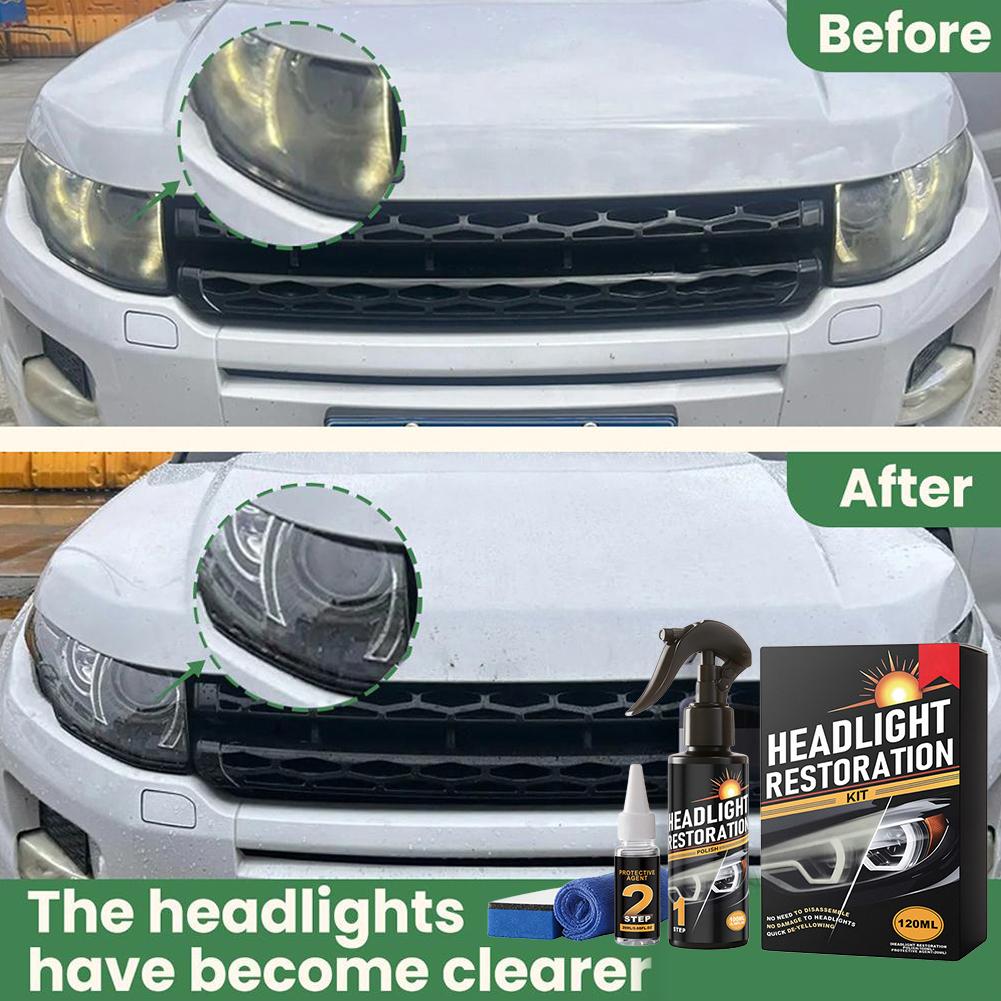 2-Step Car Headlight Restorati - Screen Cleaner Spray recension och pris