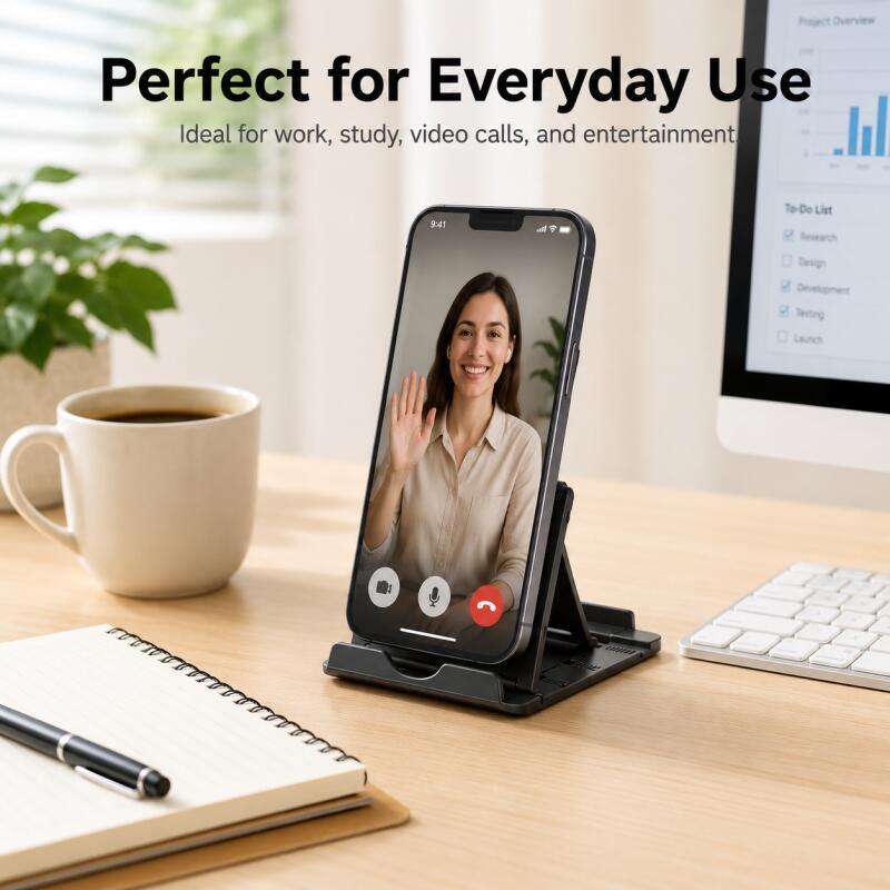 Foldable Phone Stand, Adjustab - Phone Accessories For Travel recension och pris