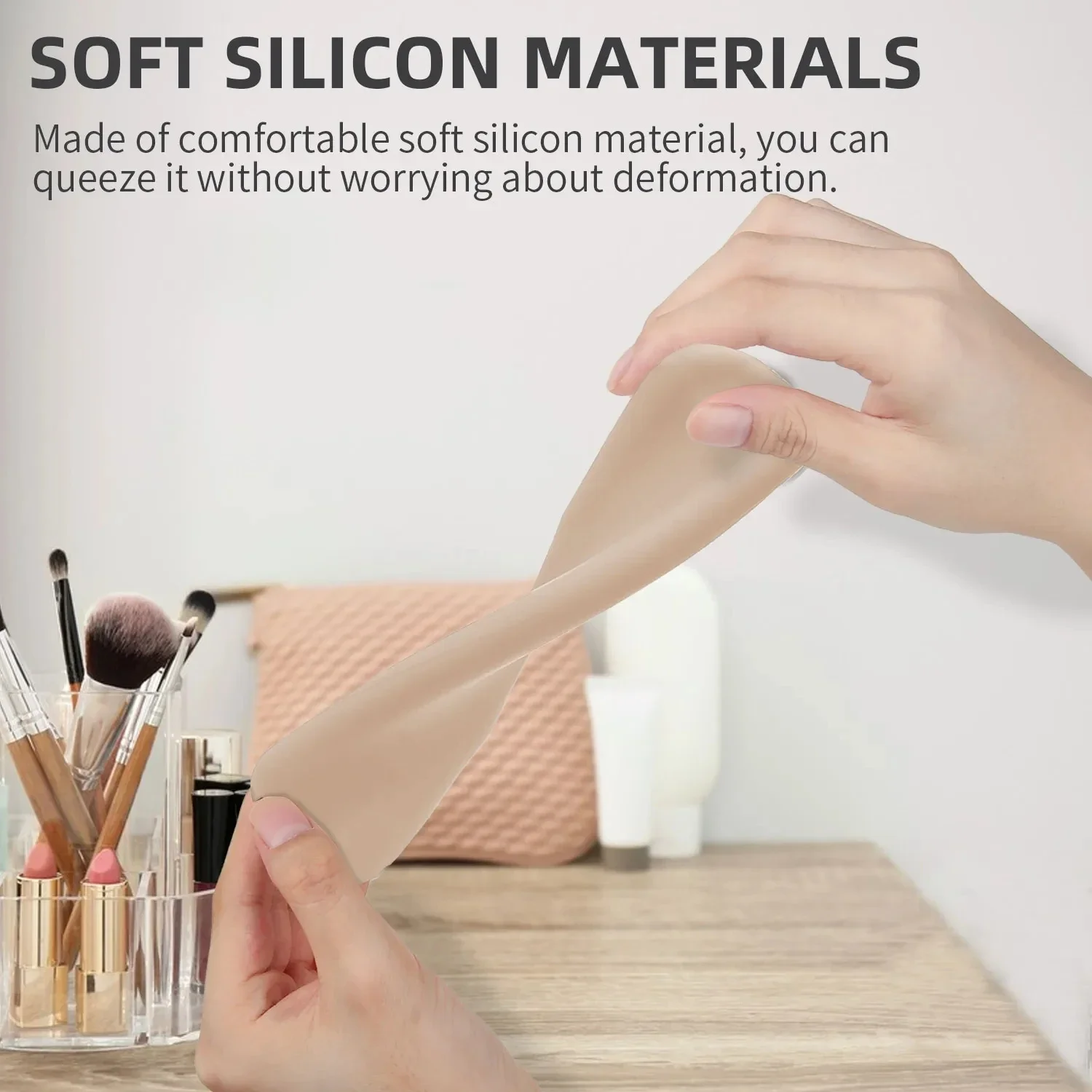 Travel Makeup Brush Holder Sil - Phone Accessories For Travel recension och pris