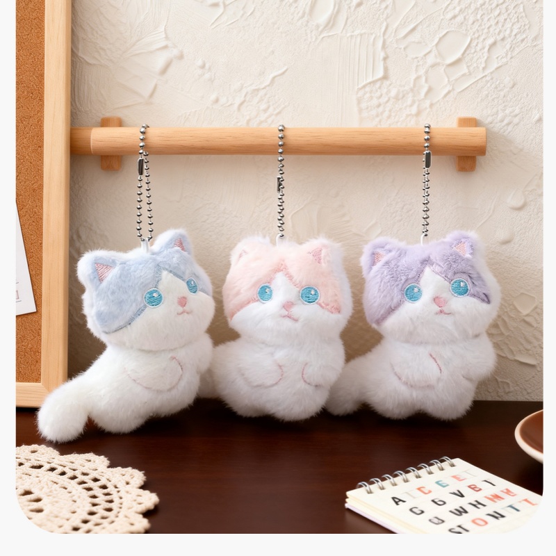  Cute Calico Cat Plush Keychai - Phone Accessories China recension och pris