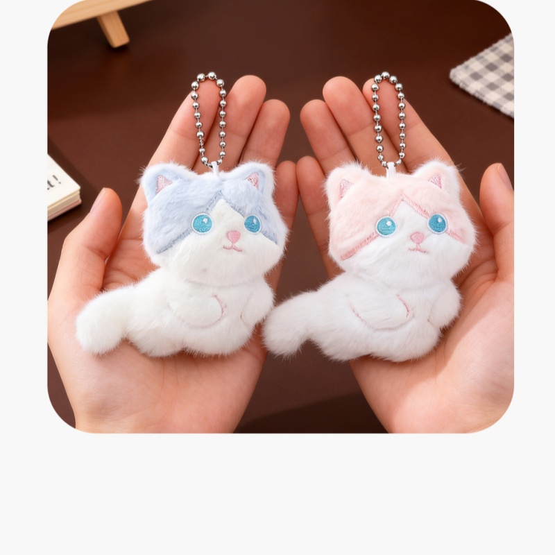  Cute Calico Cat Plush Keychai - Phone Accessories China recension och pris