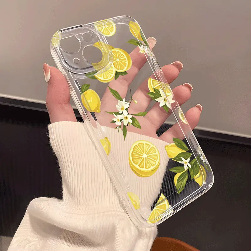 Summer Fruit Lemon Flower Clea - Phone Accessories Samsung recension och pris