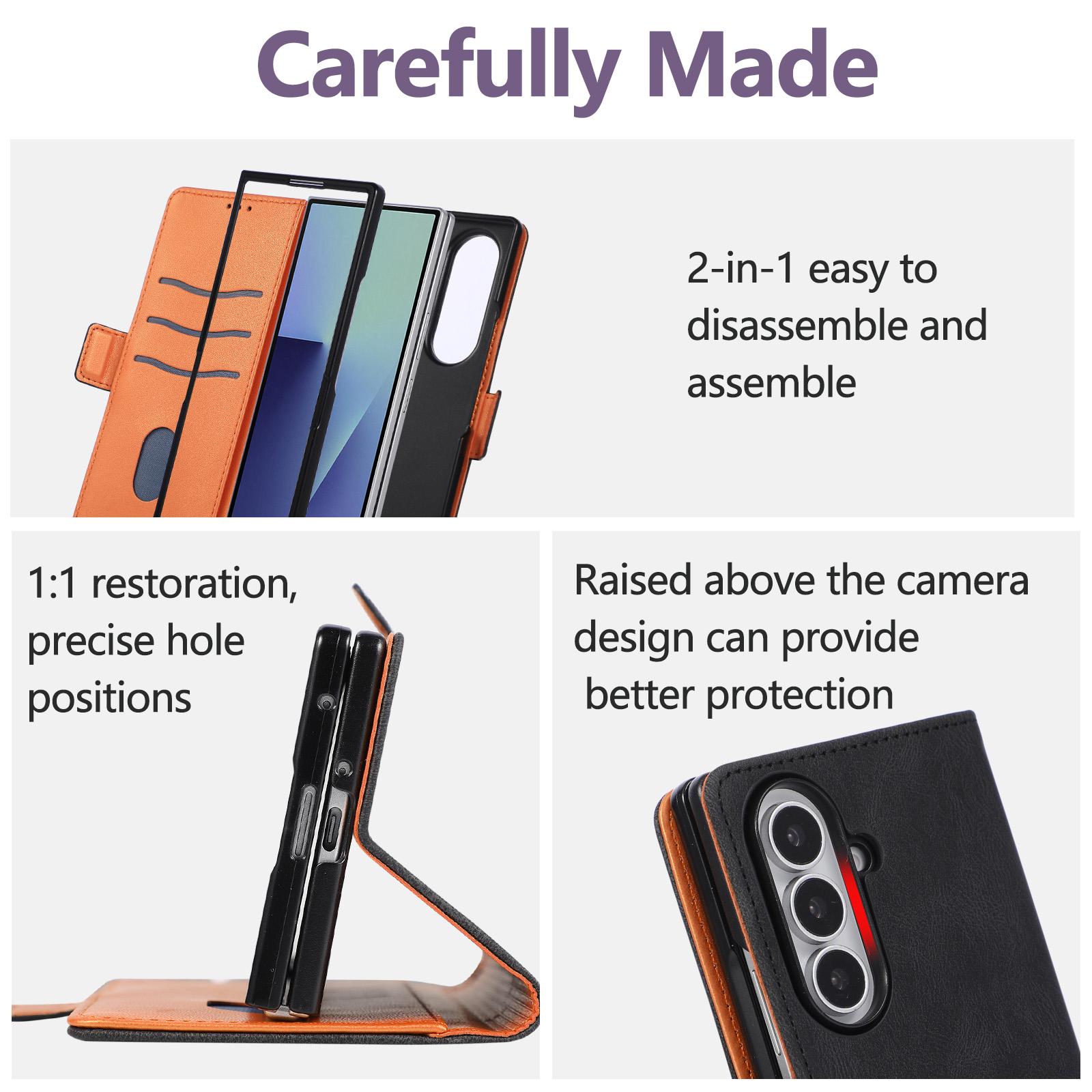 Flip Retro Leather Wallet Phon - Phone Accessories Hippers recension och pris